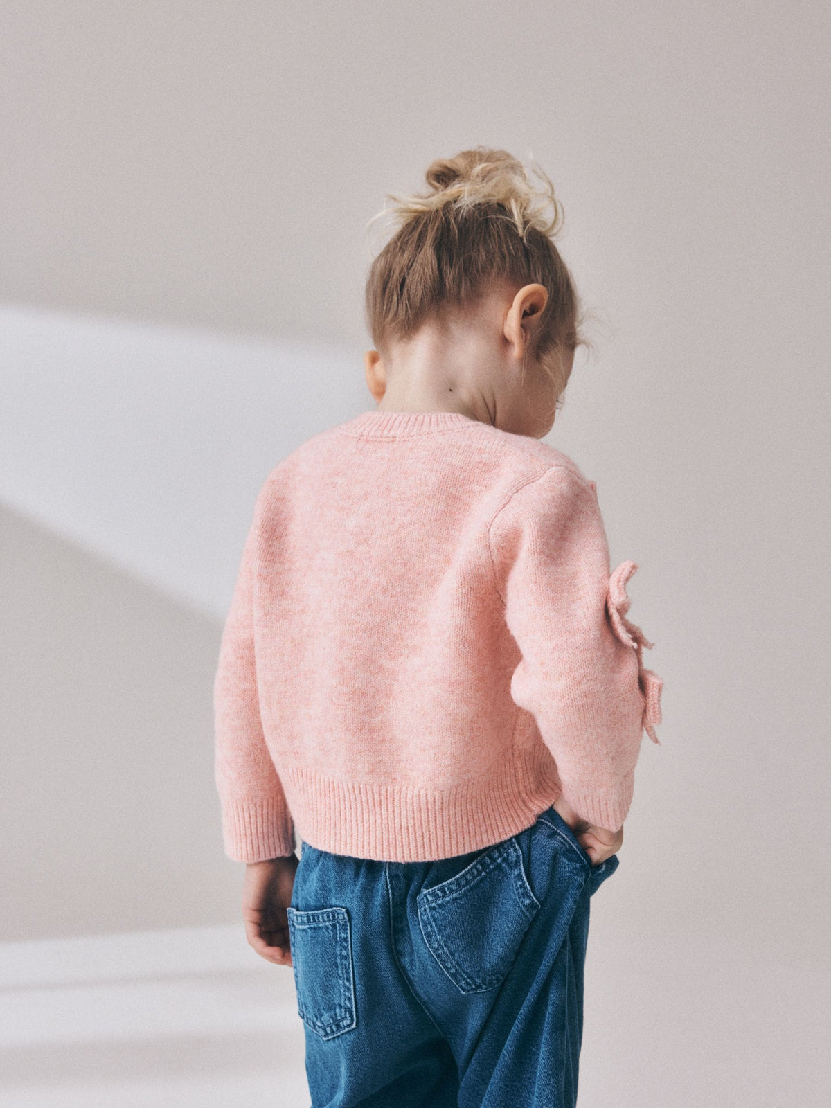 Pink Bow Embroidered Cardigan (3mths-7yrs)
