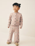 Oatmeal Rainbow Spot Cardigan and Trousers Set (3mths-7yrs)