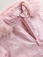Pink Floral Waterproof Printed Snowsuit (3mths-7yrs)
