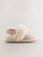 Tan/Brown Mule Slippers (0-24mths)