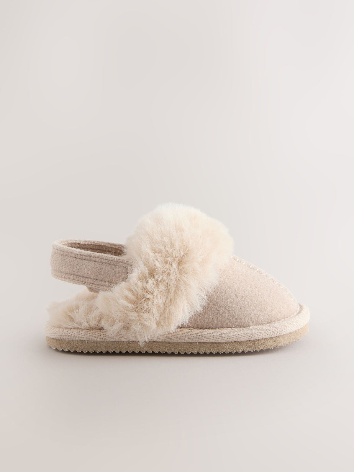 Tan/Brown Mule Slippers (0-24mths)