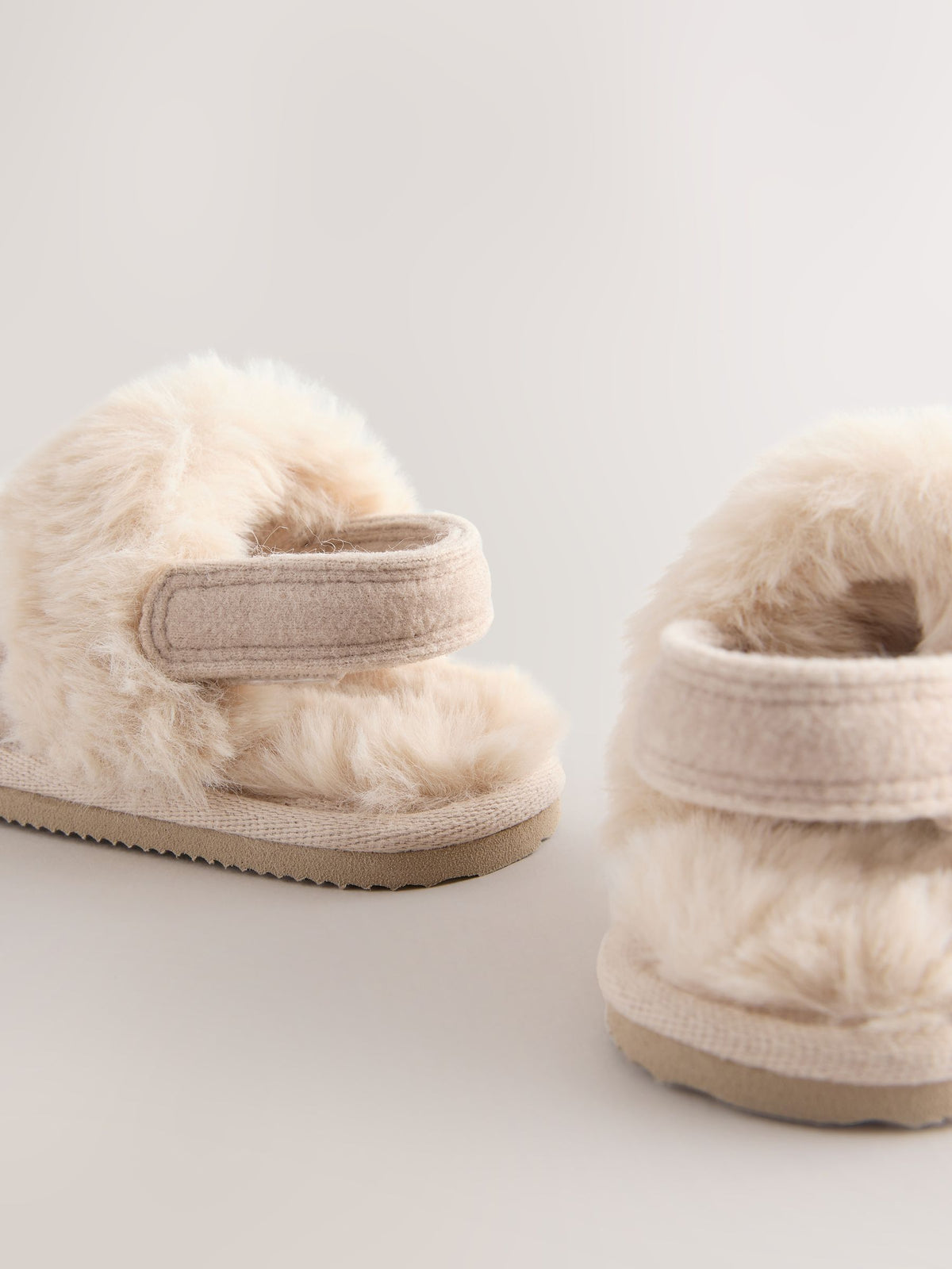 Tan/Brown Mule Slippers (0-24mths)