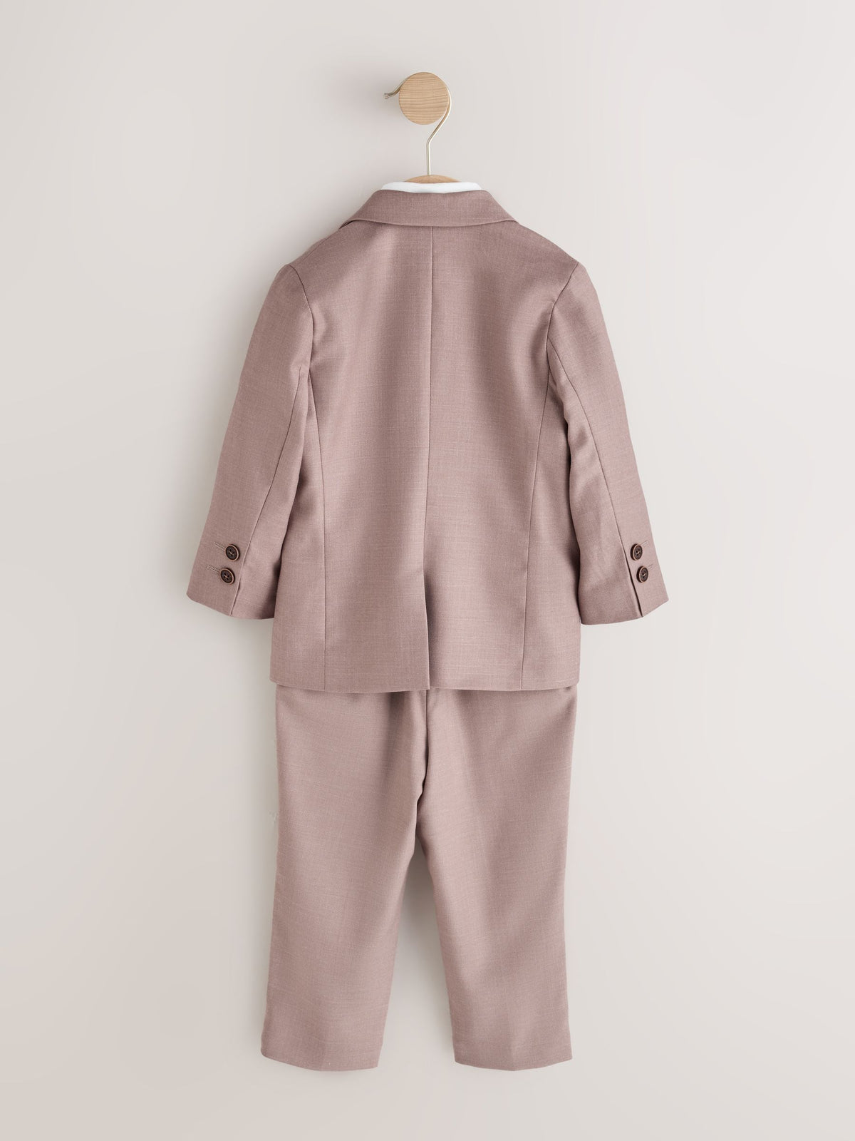 Brown Blazer, Shirt, Trousers and Bow Tie Set (3mths-12yrs)