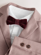 Brown Blazer, Shirt, Trousers and Bow Tie Set (3mths-12yrs)