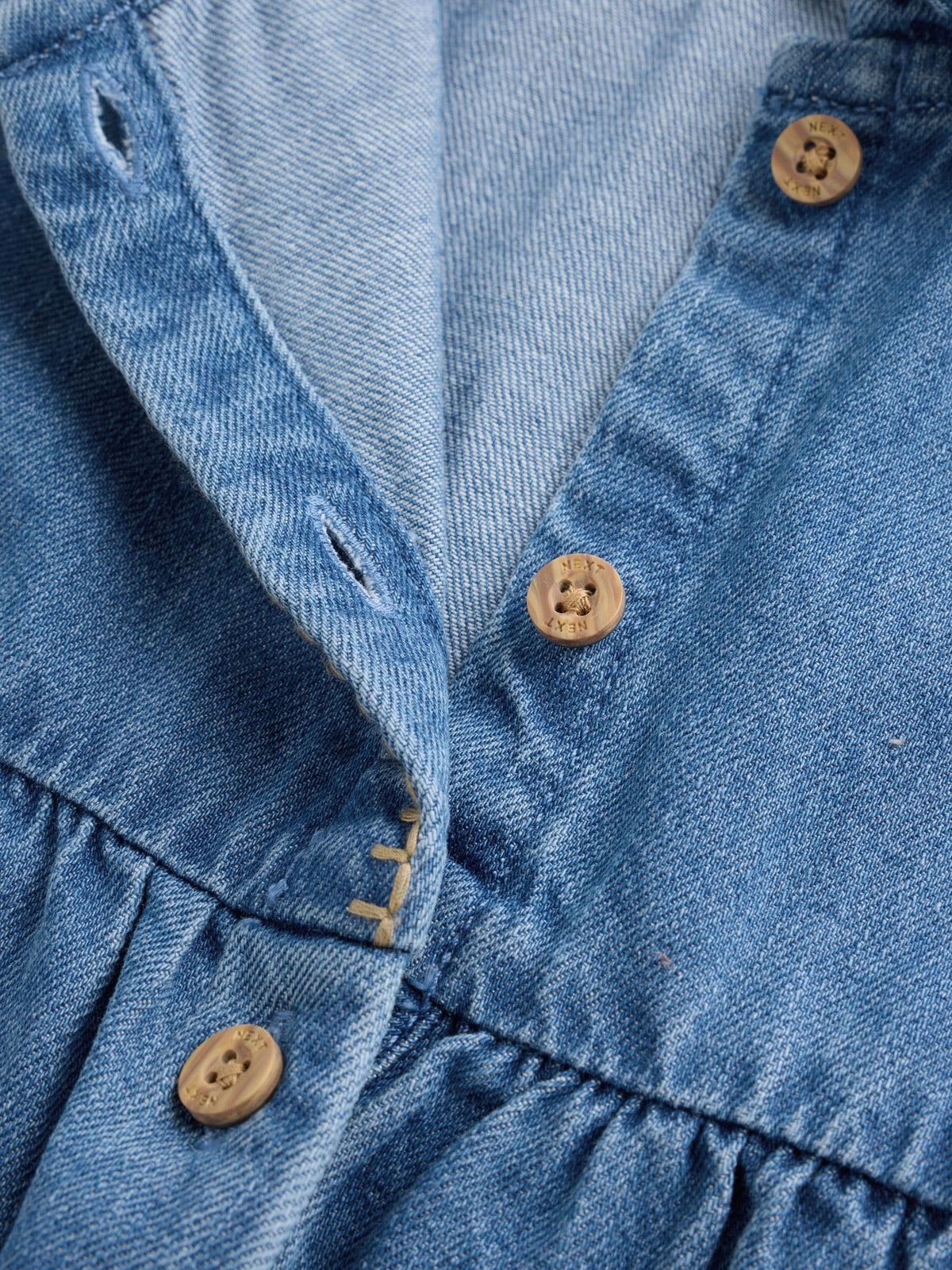 Denim Blue Baby Romper (0mths-2yrs)