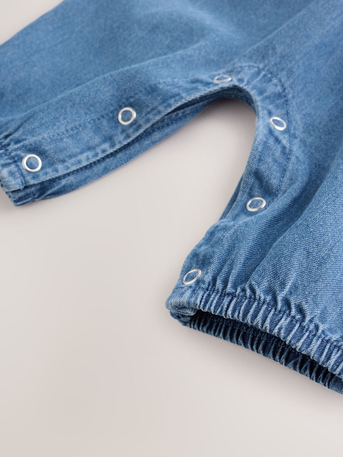 Denim Blue Baby Romper (0mths-2yrs)