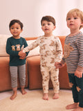 Brown Hamish Snuggle Pyjamas 3 Pack (9mths-10yrs)