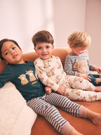 Brown Hamish Snuggle Pyjamas 3 Pack (9mths-10yrs)
