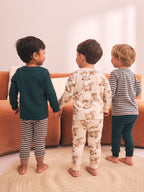 Brown Hamish Snuggle Pyjamas 3 Pack (9mths-10yrs)