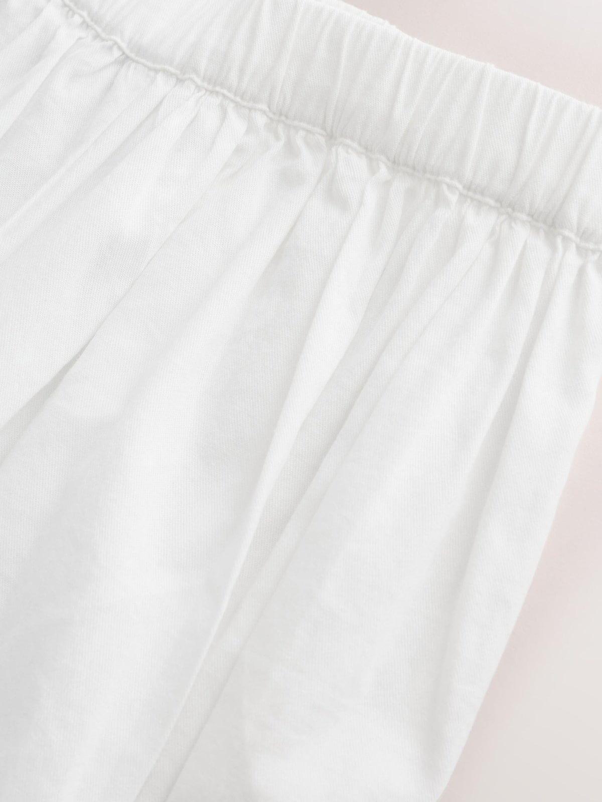 White Woven Lace Top and Trousers Baby 2 Piece Set (0mths-2yrs)