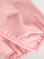 Pink Bunny Embroidered Cord Dress and Tight Baby 2 Piece Set (0mths-2yrs)