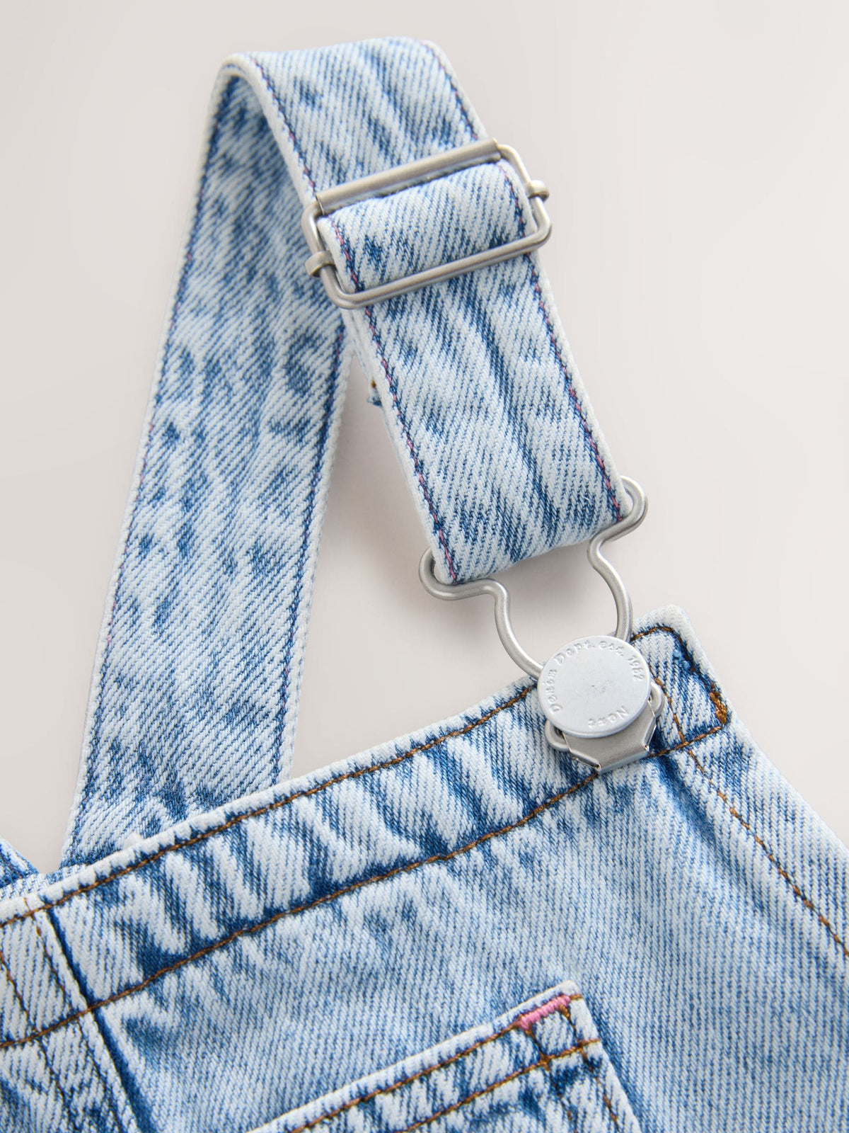 Graffiti Printed Denim Dungarees (3-16yrs)