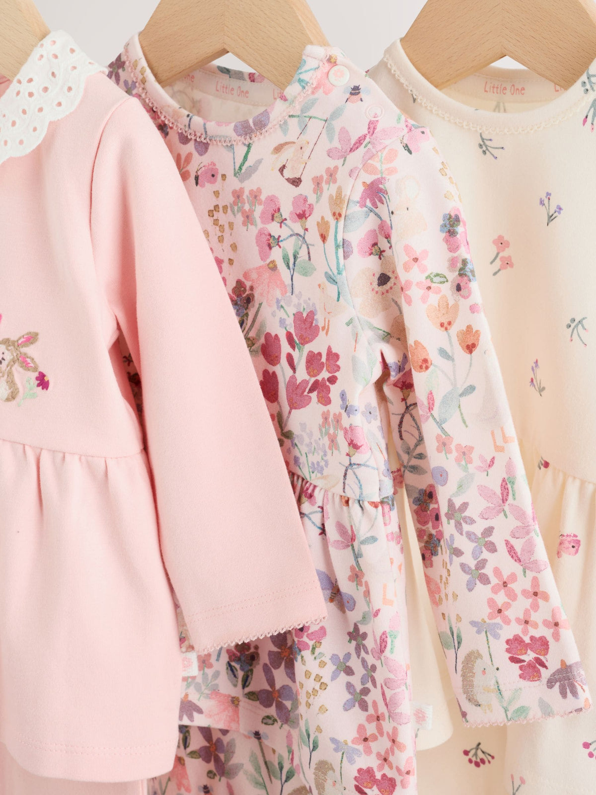 Pink Fairy Mouse Long Sleeve T-Shirt And Leggings Baby 6 Piece Set (0mths-2yrs)