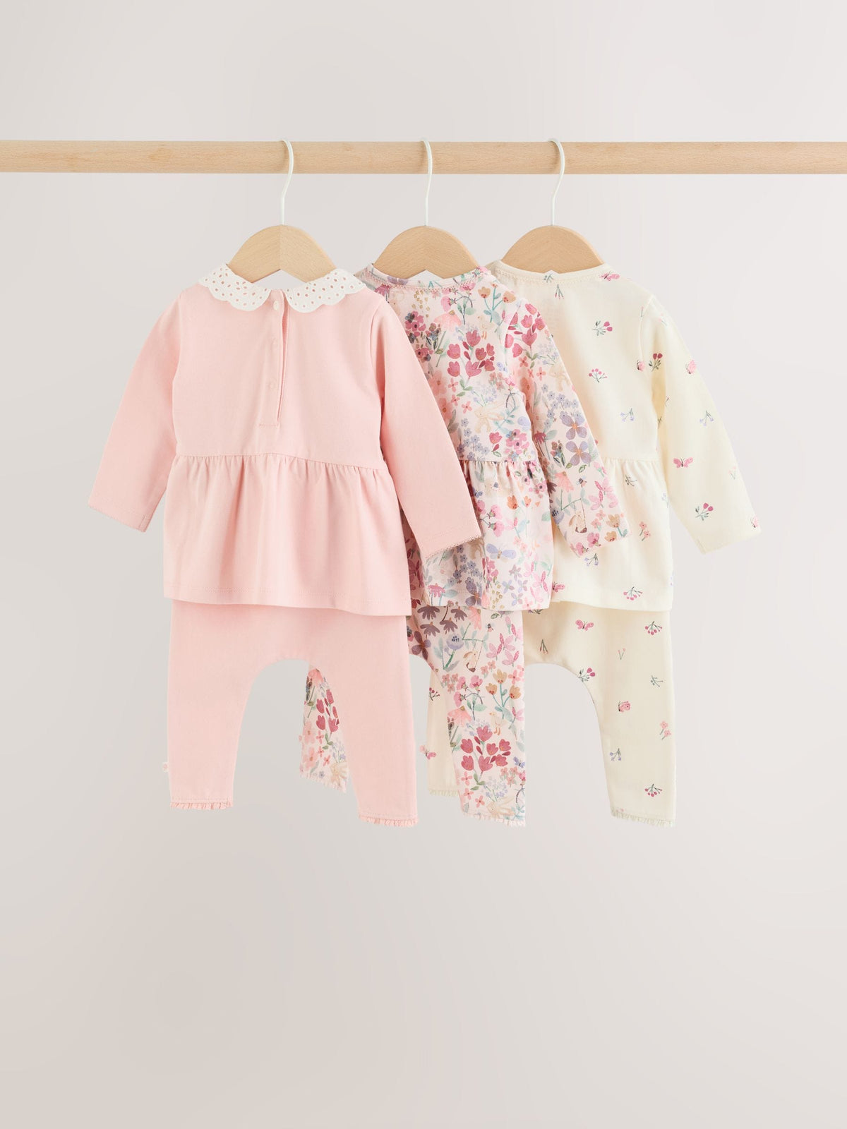 Pink Fairy Mouse Long Sleeve T-Shirt And Leggings Baby 6 Piece Set (0mths-2yrs)