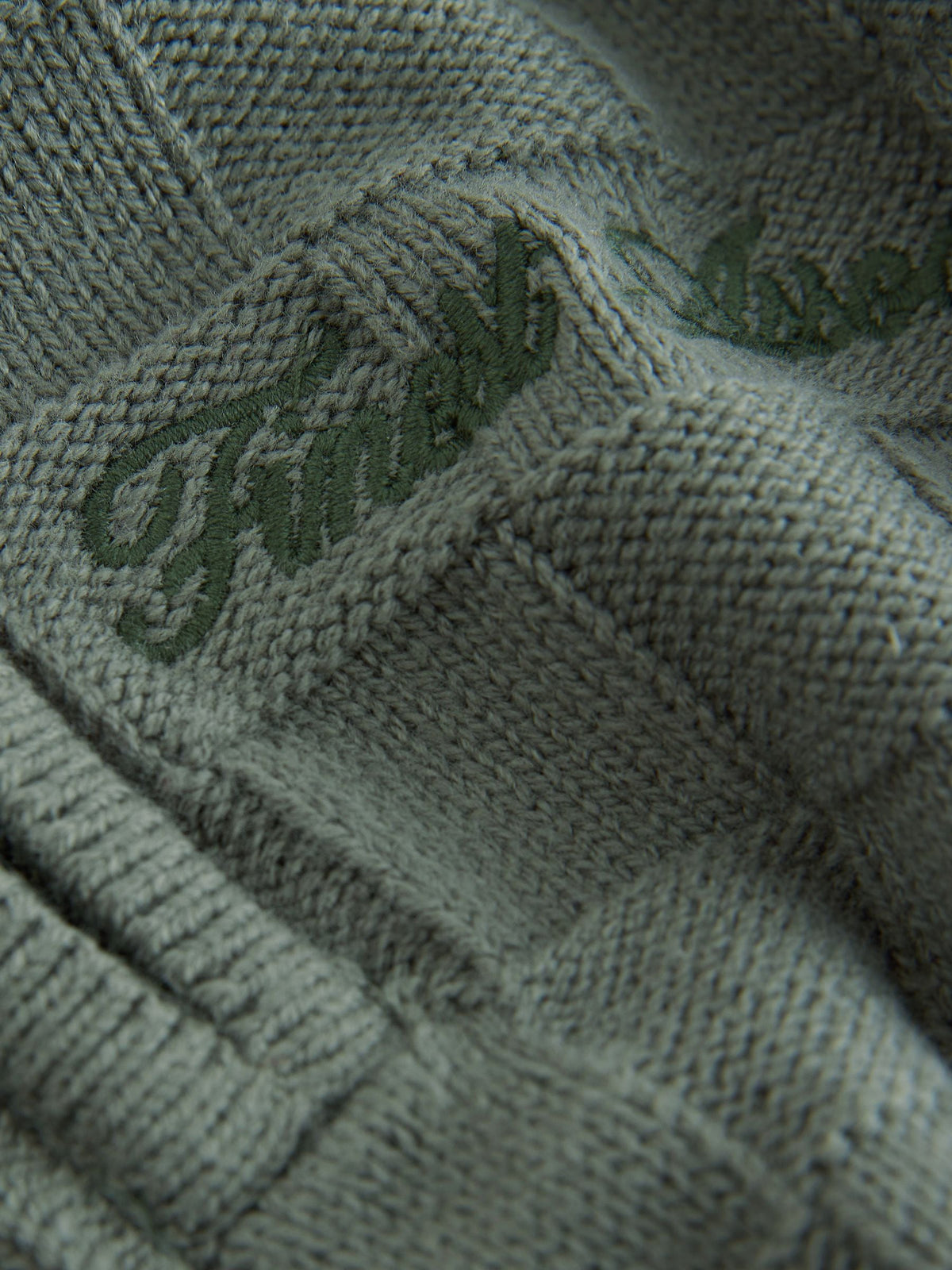 Green Textured Knitted Zip Neck Polo Shirt (3mths-7yrs)