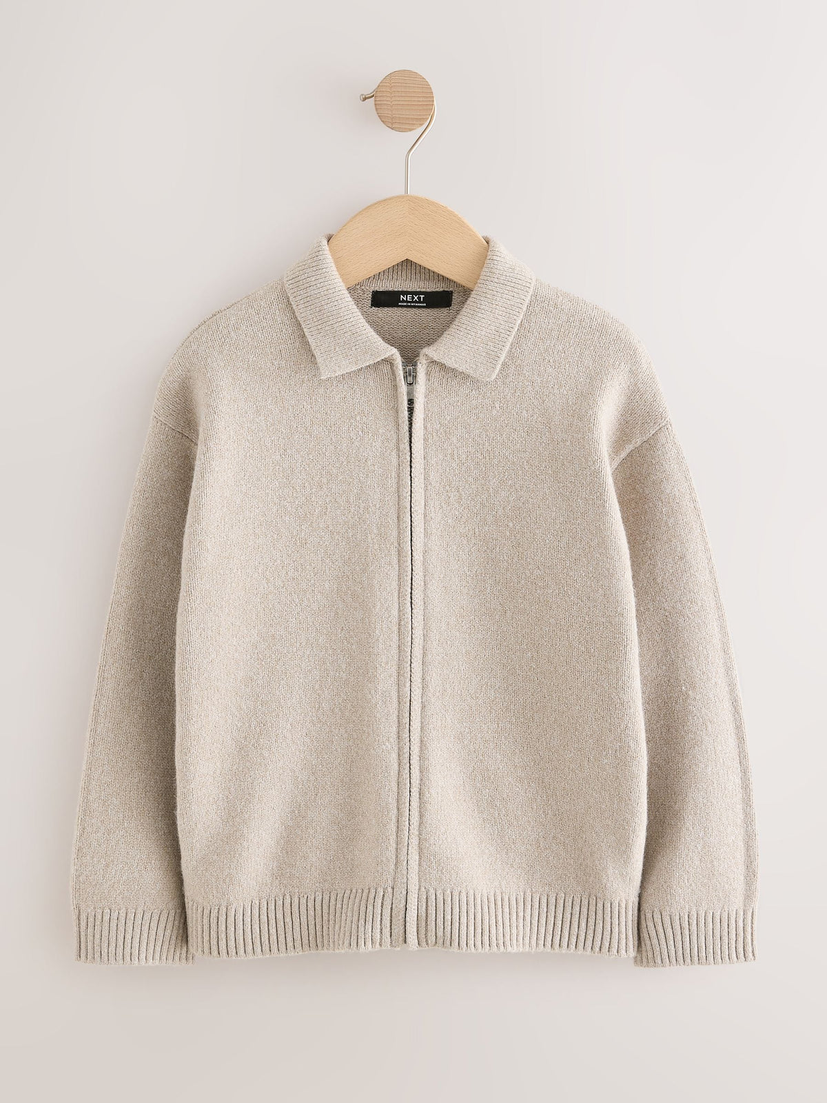 Neutral Zip Up Cardigan (3-16yrs)