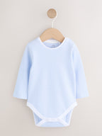 Blue Plain Cord Dungaree and Bodysuit Baby Set (0mths-2yrs)