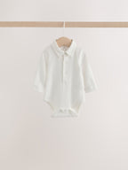 Brown Knit Vest Bodysuit and Trousers Set (0mths-3yrs)