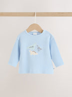 Blue Dinosaur Baby Top and Leggings Set 6 Piece (0mths-3yrs)