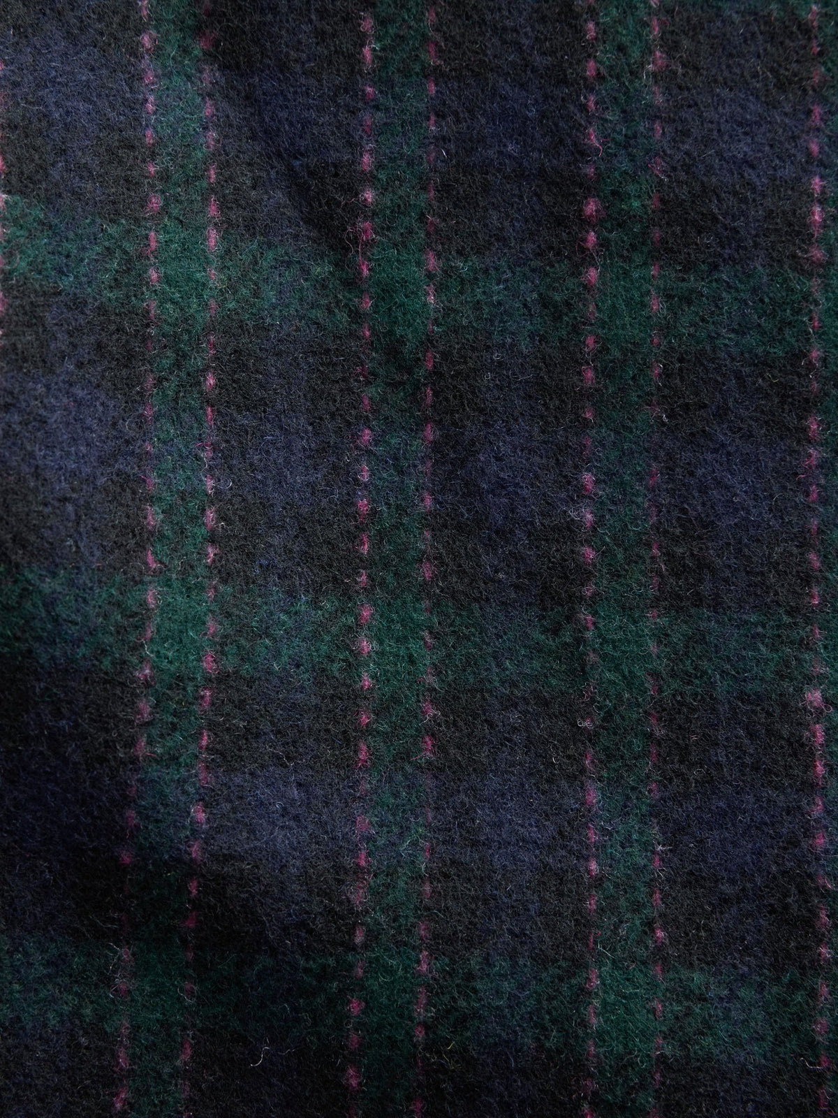 Navy Check Wool Blend Coat with Bow Details (3mths-8yrs)