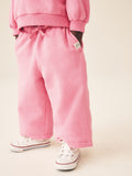 Pink Wide Leg Sweat Joggers (3mths-7yrs)