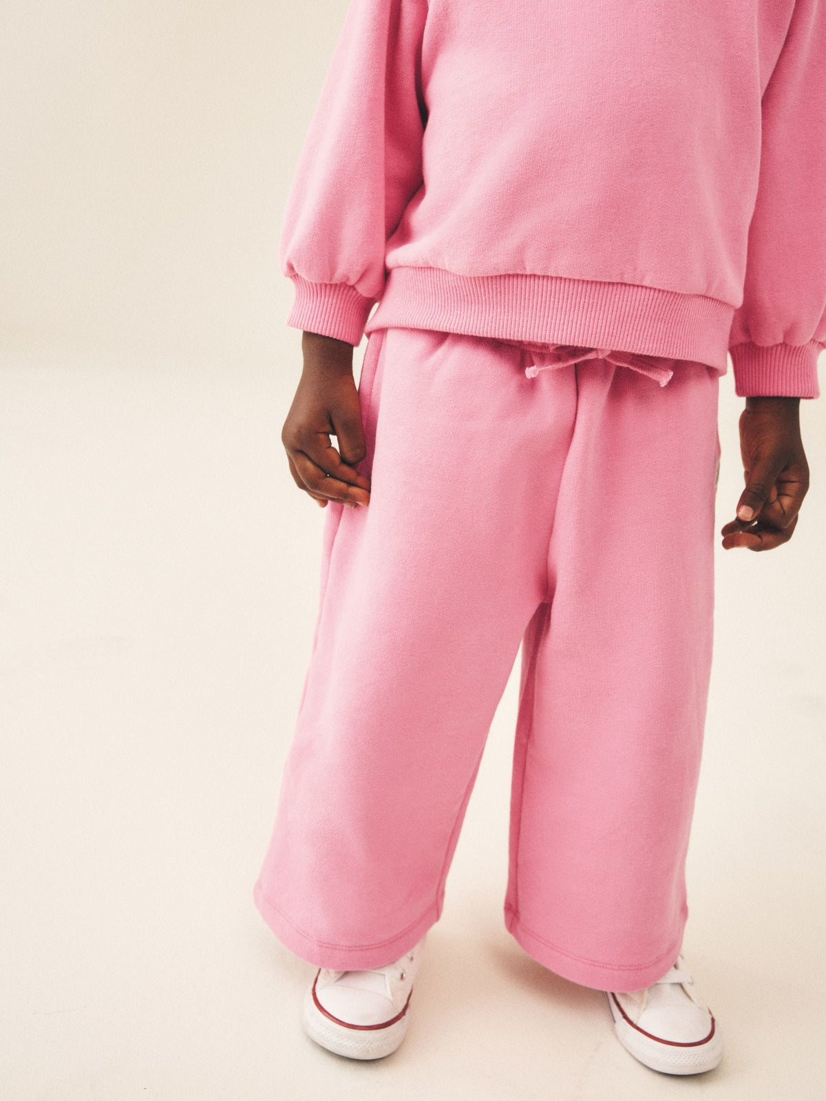 Pink Wide Leg Sweat Joggers (3mths-7yrs)
