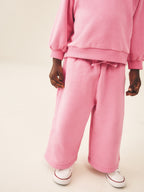 Pink Wide Leg Sweat Joggers (3mths-7yrs)