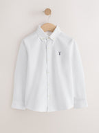 White Long Sleeve Premium Oxford Shirt (3-18yrs)