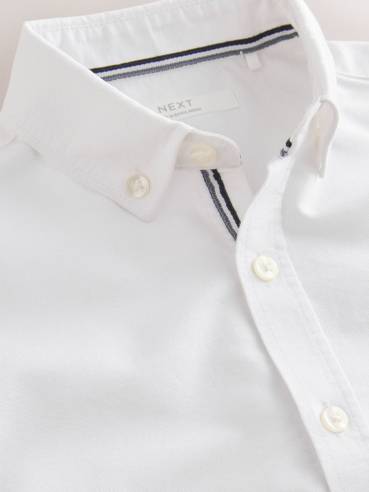 White Long Sleeve Premium Oxford Shirt (3-18yrs)