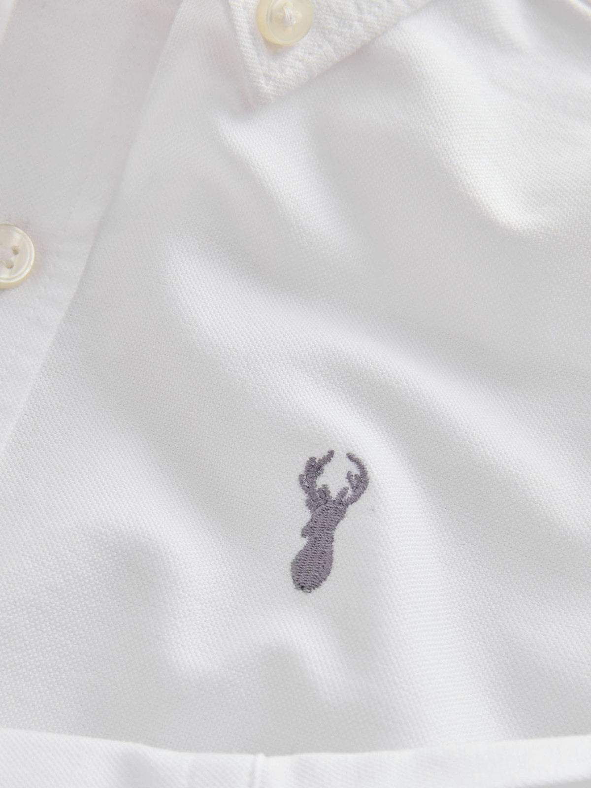 White Long Sleeve Premium Oxford Shirt (3-18yrs)