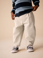 Neutral Barrel Pull On Trousers (3mths-7yrs)