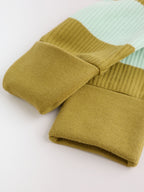 Blue/Green Stripe Two Way Zip Sleepsuits 4 Pack (0mths-3yrs)
