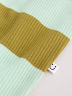 Blue/Green Stripe Two Way Zip Sleepsuits 4 Pack (0mths-3yrs)