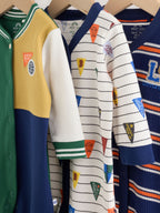 Multi Varsity Sleepsuit 3 Pack (0mths-3yrs)