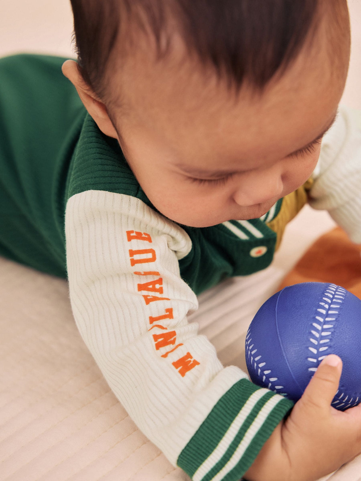 Multi Varsity Sleepsuit 3 Pack (0mths-3yrs)