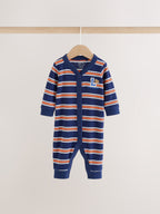 Multi Varsity Sleepsuit 3 Pack (0mths-3yrs)