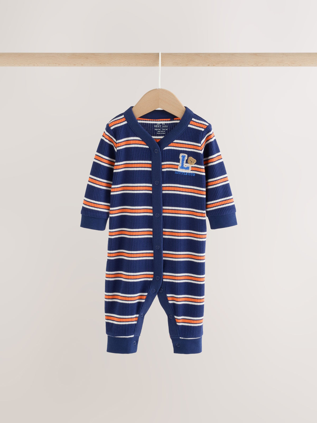Multi Varsity Sleepsuit 3 Pack (0mths-3yrs)