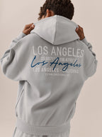 Grey Back Print Relaxed Fit Heavy Weight Hoody Jogger Set (3-16yrs)