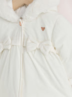 White Puffer Baby Jacket (0mths-2yrs)
