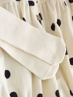 Monochrome Spot Baby Romper And Tights 2 Piece Set (0mths-2yrs)