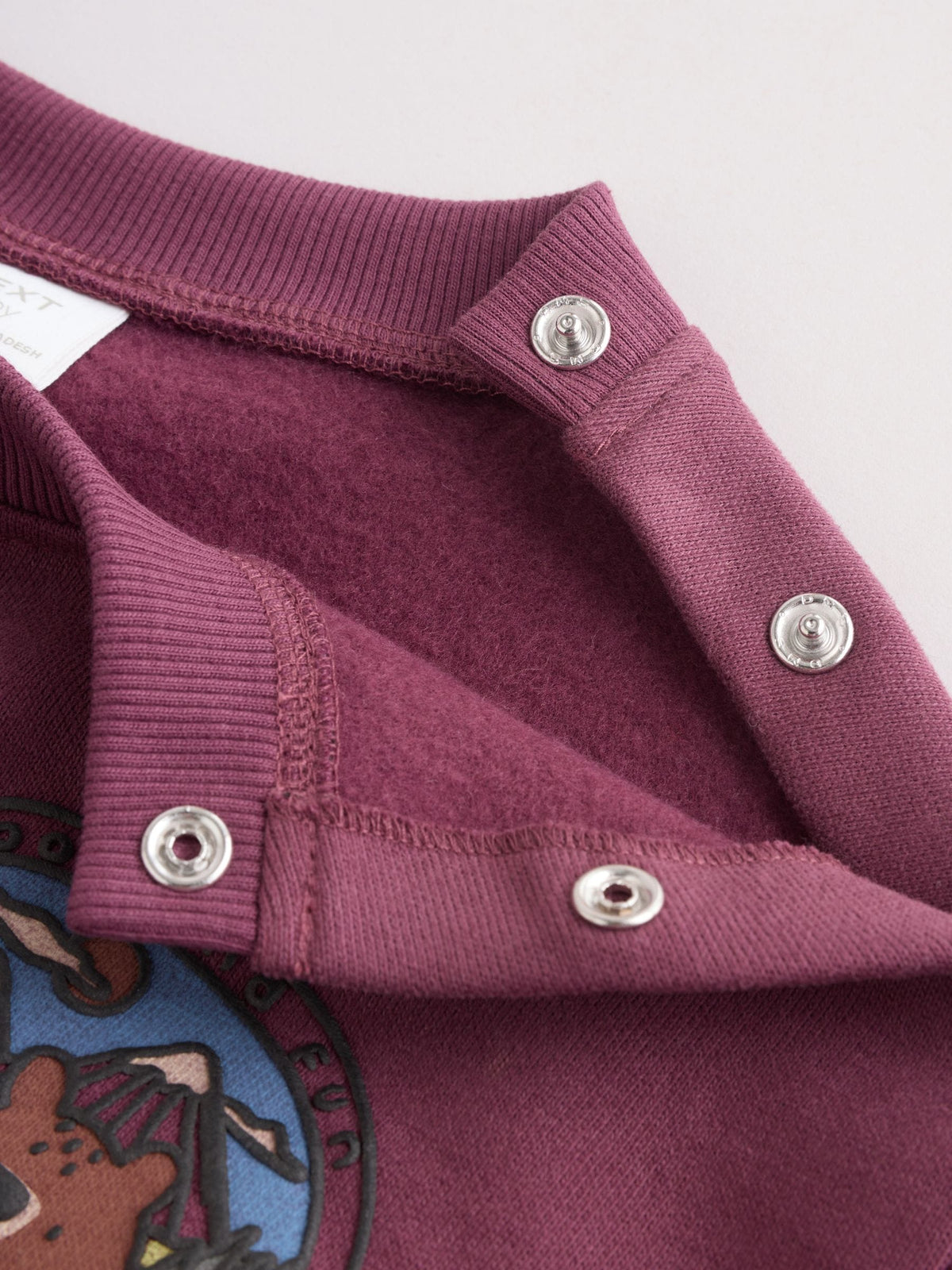 Burgundy Red Bear Baby Sweatshirt and Joggers Set (0mths-2yrs)