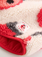 Cream Ladybird Hooded Zip Up Fleece (3mths-7yrs)