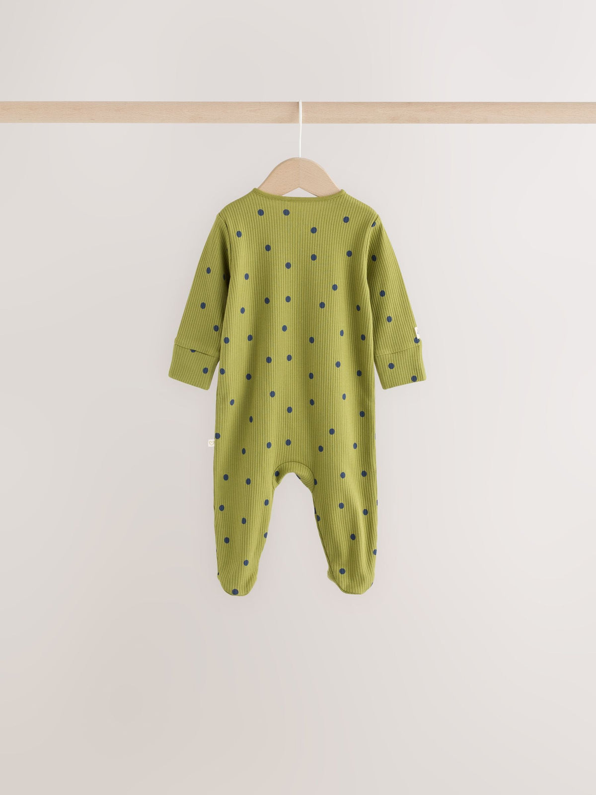 Green Floral Wrap Baby Sleepsuits 4 Pack (0mths-2yrs)