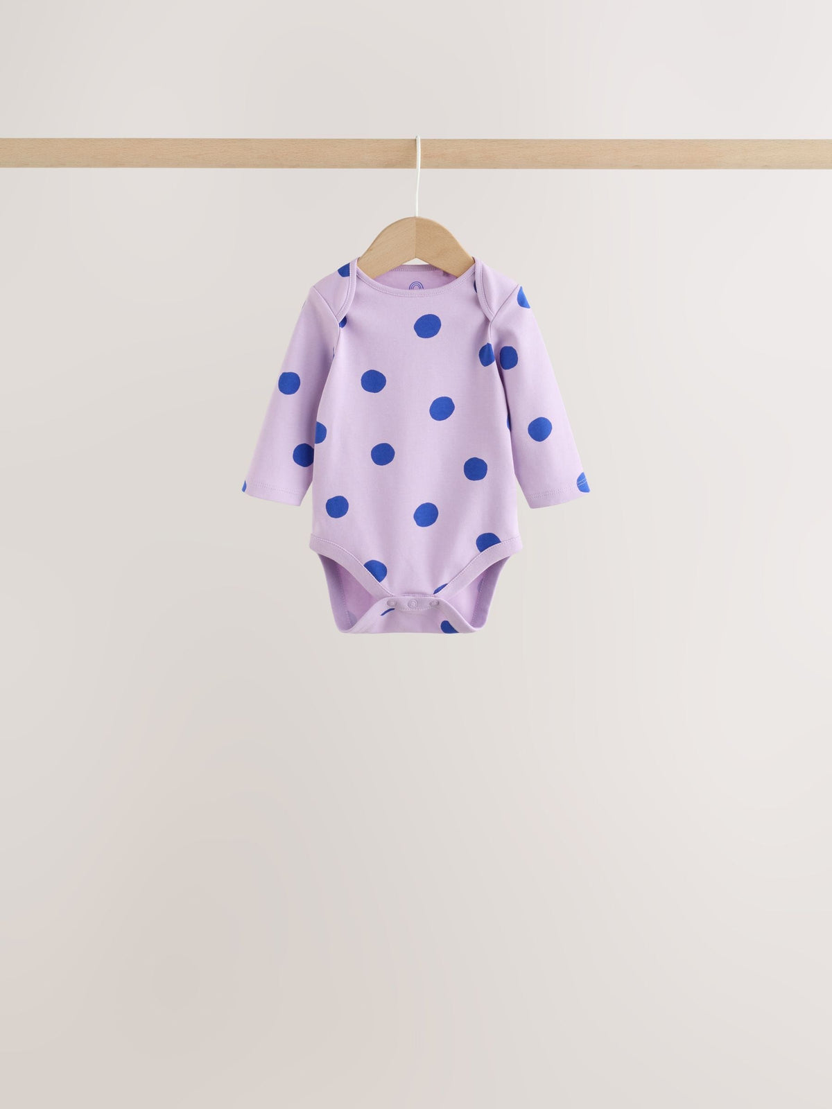 Purple/Pink Long Sleeve Baby Bodysuits 5 Pack