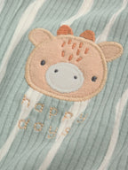 Neutral Safari Baby Sleepsuits 4 Pack (0mths-3yrs)