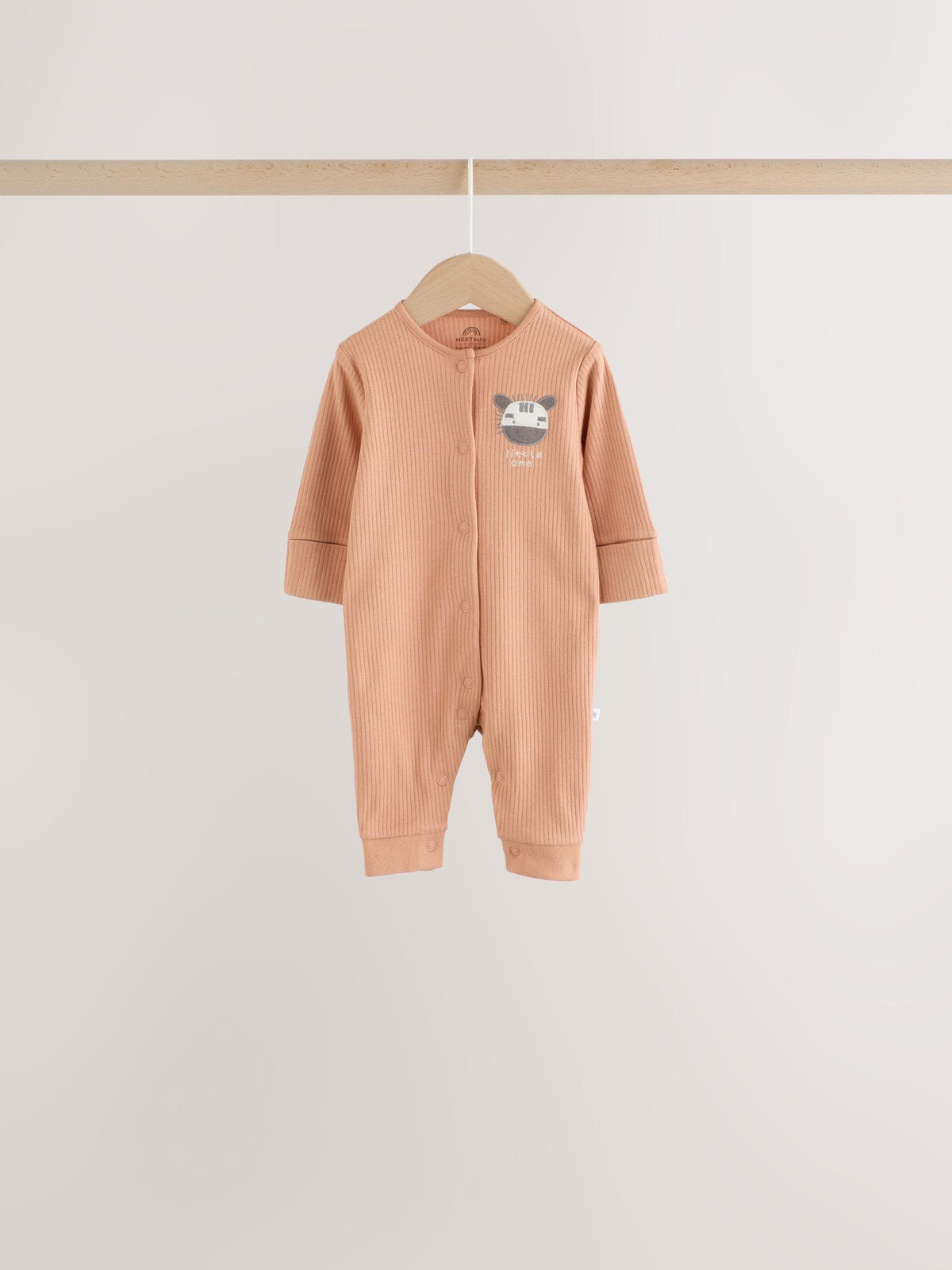 Neutral Safari Baby Sleepsuits 4 Pack (0mths-3yrs)