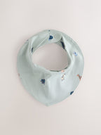 Blue Mini Character Baby Dribble Bibs 5 Pack