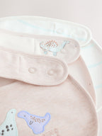 Neutral Dinosaur Baby Bibs 3 Pack
