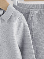 Grey Knitted Jumper and Leggings Baby Set (0mths-2yrs)