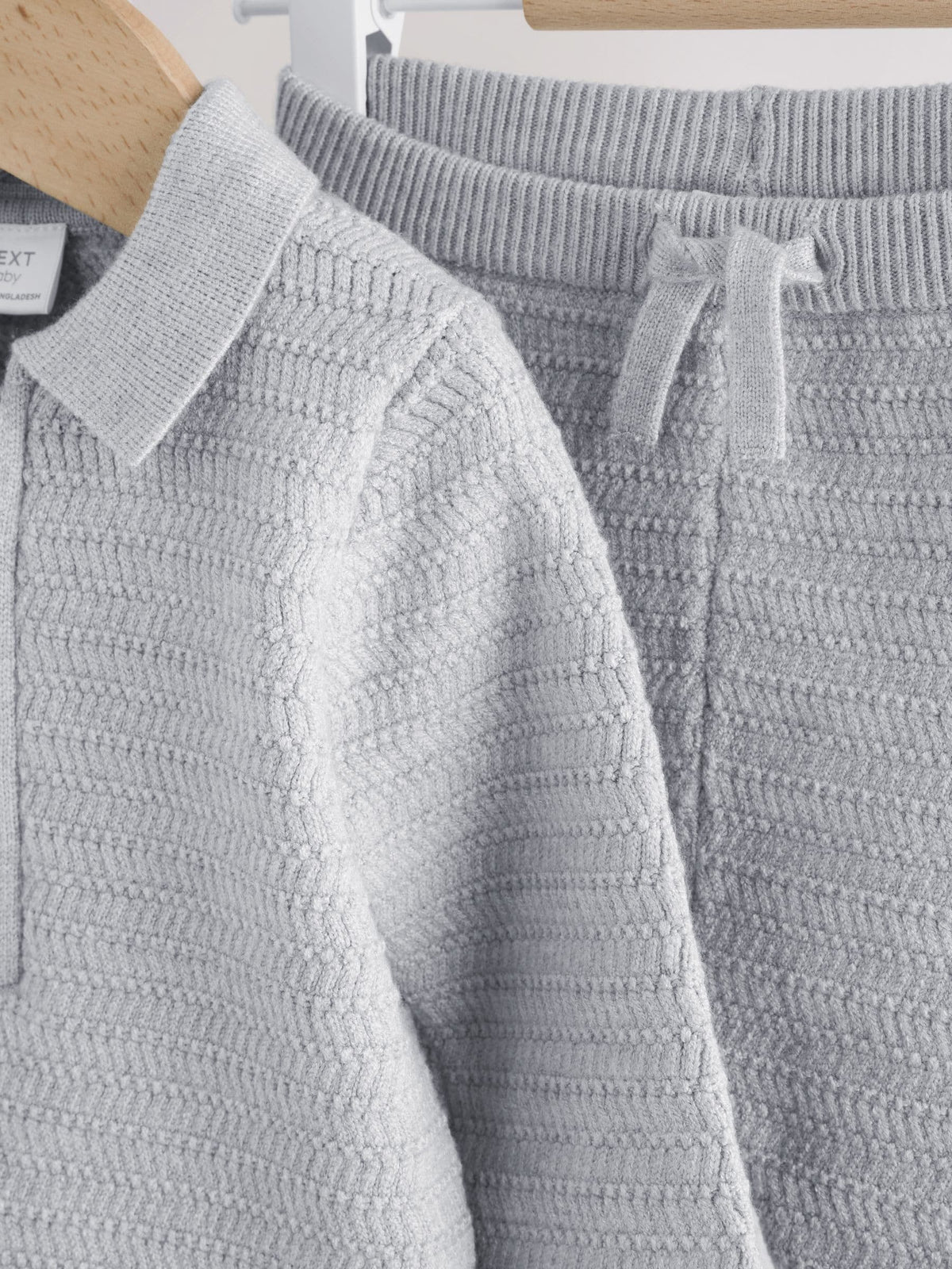 Grey Knitted Jumper and Leggings Baby Set (0mths-2yrs)